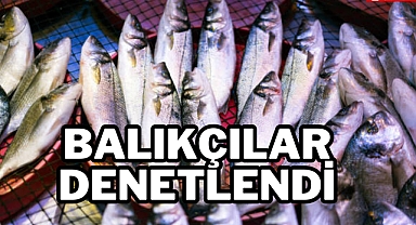 Balıkçılar Denetlendi