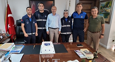 Başkandan Zabıtalara Teşekkür
