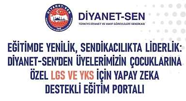 Diyanet-Sen'den Eğitime Destek