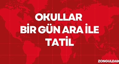 Okullar Bir Gün Ara İle Tatil