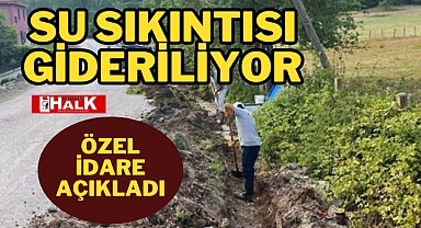 SU SIKINTISI GİDERİLİYOR