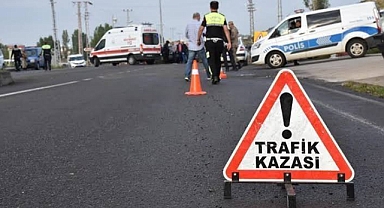 Trafik kazası 2 yaralı