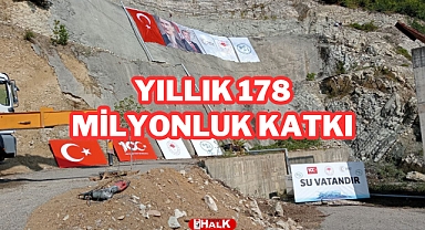 YILLIK 178 MİLYONLUK KATKI