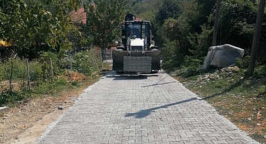 YOL ÇALIŞMASI TAMAMLANDI