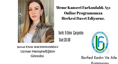 BARFED’ten Meme Kanseri Eğitimi