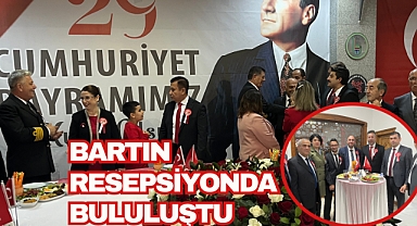 Bartın Resepsiyonda Buluştu