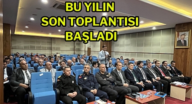 Bu Yılın Son Toplantısı Başladı