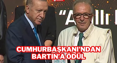 Cumhurbaşkanı'ndan Bartın'a Ödül