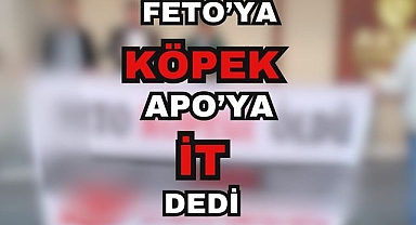Feto'ya Köpek Apo'ya İt Dedi