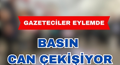 Gazeteciler eylemde