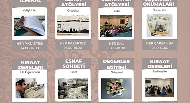 Harika etkinlikler sizi bekliyor