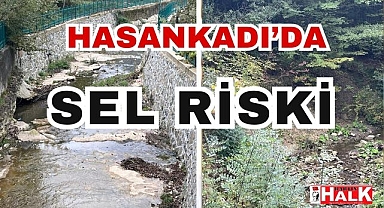 Hasankadı'da Sel Riski