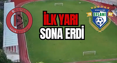 İlk yarı sona erdi
