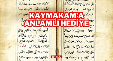 Kaymakam'a Anlamlı Hediye