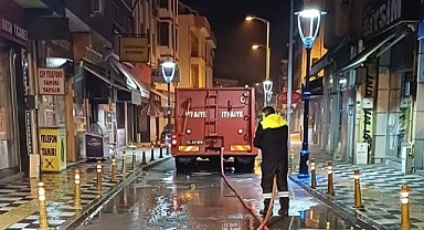 KENT MERKEZİNDE YOLLAR TEMİZLENDİ