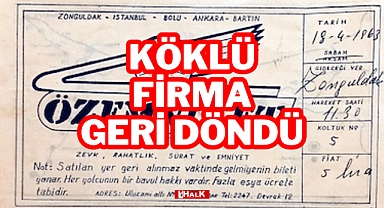 Köklü Firma Geri Döndü