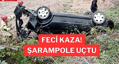 Şarampole uçtu