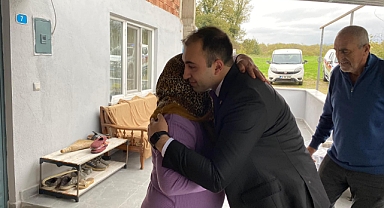 Şehit ailesini unutmadı