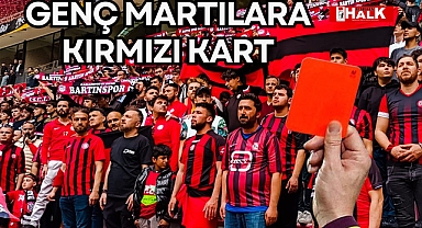 Taraftara kırmızı kart