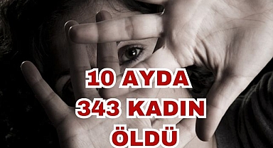 10 Ayda 343 Kadın Öldü