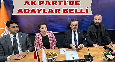 AK Parti'de Adaylar Belli