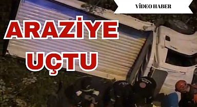 Araziye uçtu