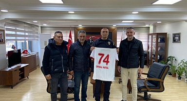 Bartınspor’dan Emniyet Müdürü Hayal’a ziyaret