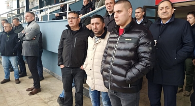 Başkan Yurtaçan , Çarşamba maçını ayakta takip etti