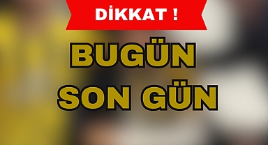 BUGÜN SON GÜN