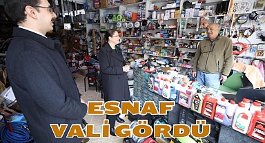 Esnaf Vali Gördü