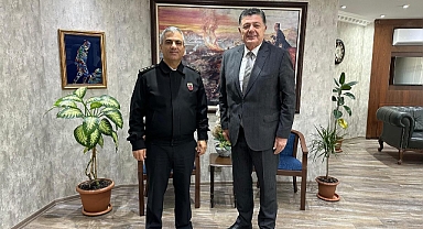 Jandarma Komutanı Belediyede