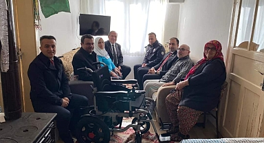 Kıbrıs Gazisine ziyaret