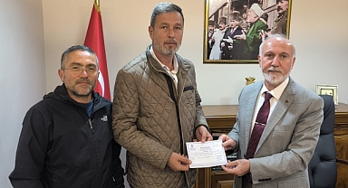 Platformdan cami inşaatına destek