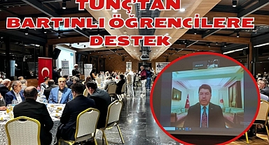 Tunç'tan Bartınlı Öğrencilere Destek