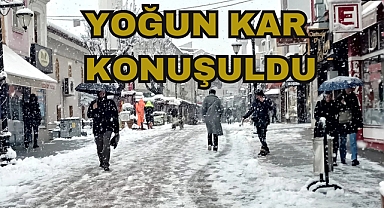 YOĞUN KAR KONUŞULDU