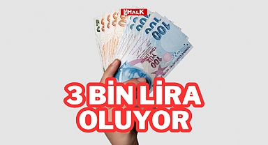 3 BİN LİRA OLUYOR