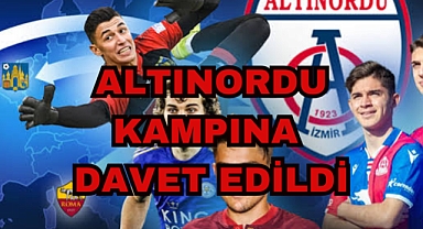 ALTINORDU KAMPINA DAVET EDİLDİ