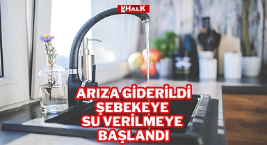 Arıza Giderildi, Şebekeye Su Verilmeye Başlandı