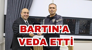 BARTIN’A VEDA ETTİ