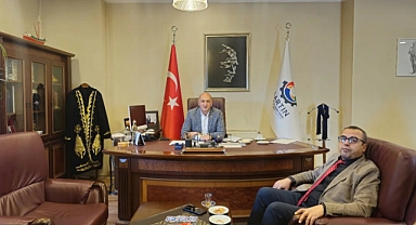 Bartın Milli Emlak Müdürü Ayhan Ay'dan Bartın TSO Başkanı Halil Balık'a Ziyaret