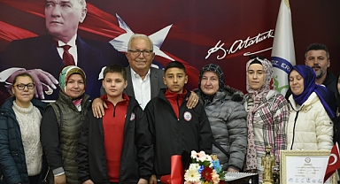 Başkan Halil Posbıyık’a teşekkür ziyareti
