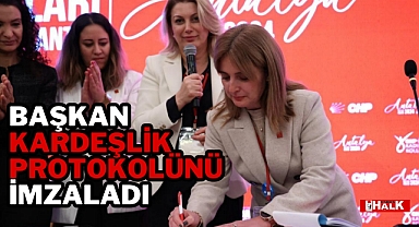 Başkan Kardeşlik Protokolünü İmzaladı