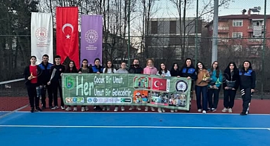 Emniyet'ten Kort Tenisi Kursu