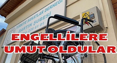 ENGELLİLERE UMUT OLDULAR