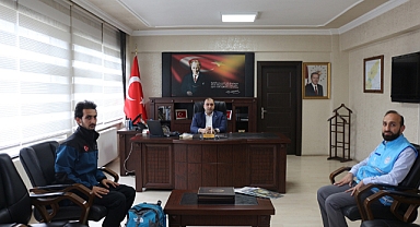 Kaymakam Fırat Kadiroğlu’na TDV Ulus Şubesinden Ziyaret