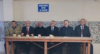 Kaymakam madencilerle buluştu