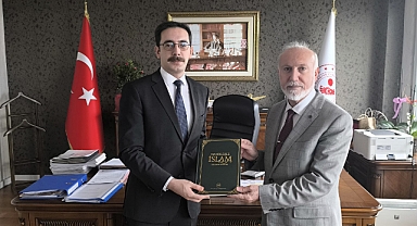 Müftü Keskin’den, Kurucaşile Kaymakamına ziyaret