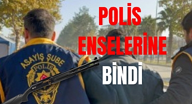 POLİS ENSELERİNE BİNDİ