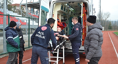 112 Ambulans hızır gibi yetişti