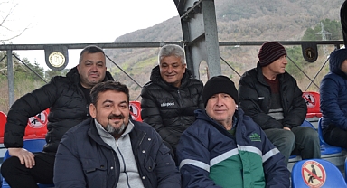 2 kulüp başkanı Amasraspor- Arıt maçını izledi